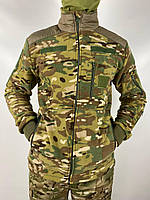 Кофта флисовая Мультикам ВСУ камуфляж военная мужская флисовая кофта толстовка на осень-зиму (WK-1209)
