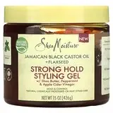 SheaMoisture, Гель для укладки волос сильной фиксации, масло ши, перечная мята и яблочный уксус, 426 г (15