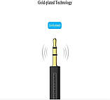 Аудіо кабель Vention 3.5 мм minijack до двох 6.5 мм Jack для мікшера, підсилювача, гітари позолочені контакти 3 м Чорний BACBI, фото 3