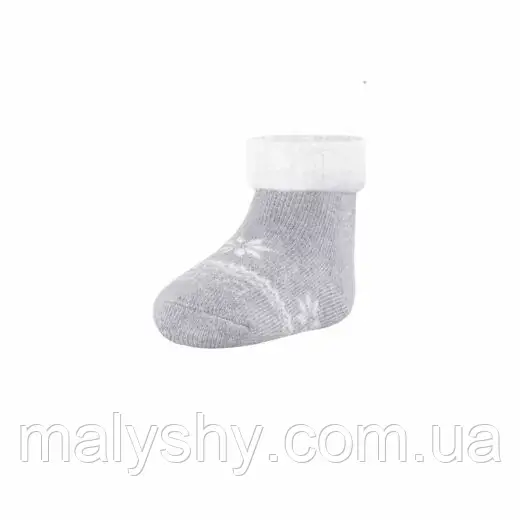 Дитячі шкарпетки махрові - Дюна р. 08-10 (шкарпетки дитячі зимові махрові, Duna) 4031-2563-світло-сірий