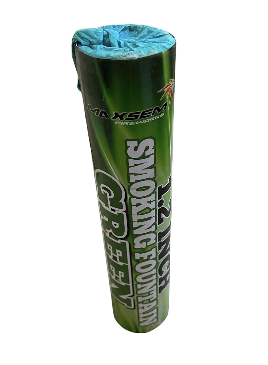 Кольоровий дим для фотосесії Зелений Maxsem MA0513 Green smoking fountain 60 сек