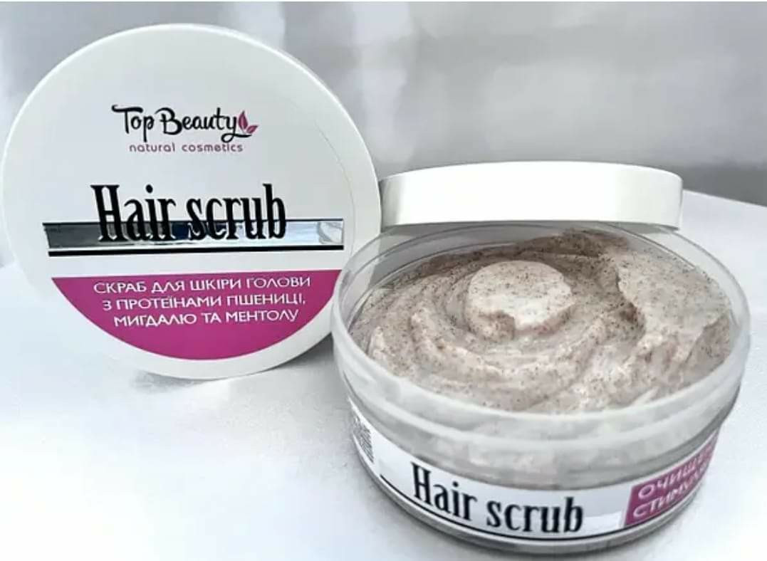 Скраб пілінг для шкіри голови Top beauty Hair Scrub 250 мл