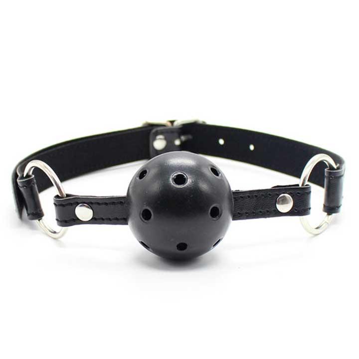 БДСМ кляп у рот "Mouth ball" - Чорний - Садо-мазо