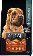 Farmina Cibau Adult Medium & Maxi Sensitive Dog корм для собак з чутливим травленням 2,5 кг (ягня)