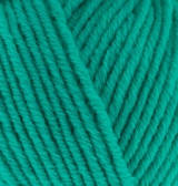 Нитки пряжа для вязания полушерсть Lana Gold Лана Голд № 477 - бирюзовый берег