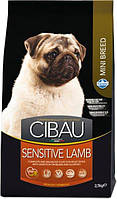 Farmina Cibau Adult Mini Sensitive Dog корм для собак дрібних порід 2,5 кг (ягня)