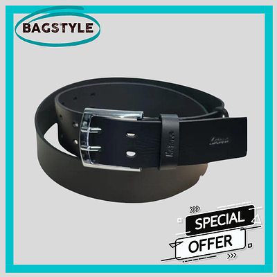 Чоловічий ремень з добротної шкіри тактичний брендовий міцний 4,5 см чорного кольору