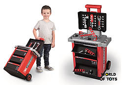 Ігровий набір Smoby "Факом. Пересувна майстерня" з аксесуарами у боксі, 3+ | 360218