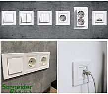 Вимикач "Дзвінок" кнопковий Schneider Electric Asfora білий EPH0800121, фото 2