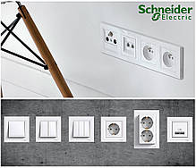 Вимикач одноклавішний Schneider Electric Asfora білий EPH0100121, фото 3