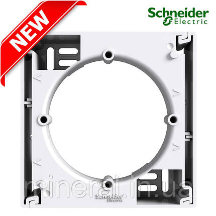 Коробка (підрозетник) Schneider Electric Asfora для зовнішнього монтажу білий EPH6100121, фото 1