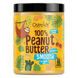 Арахісова паста Peanut Butter 100% Smooth OstroVit 1 кг