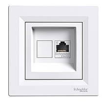 Розетка комп'ютерна RJ45 Schneider Electric Asfora білий EPH4700121, фото 3