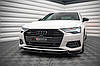 Сплиттер Audi A6 C8 тюнінг обвіса губа спідниця елерон (V2), фото 2