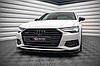 Спліттер Audi A6 C8 тюнінг обвіса губа спідниця елерон (V3), фото 5