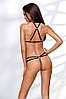 Труси-стринги з стрепи з мереживом Lorry Thong black XXL/XXXL - Passion Exclusive, фото 5