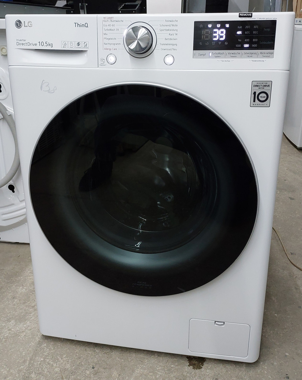 Стильна машина LG F4WV710P1 Wi-fi 10,5кг А+++ прямий пристрій пар, фото 1