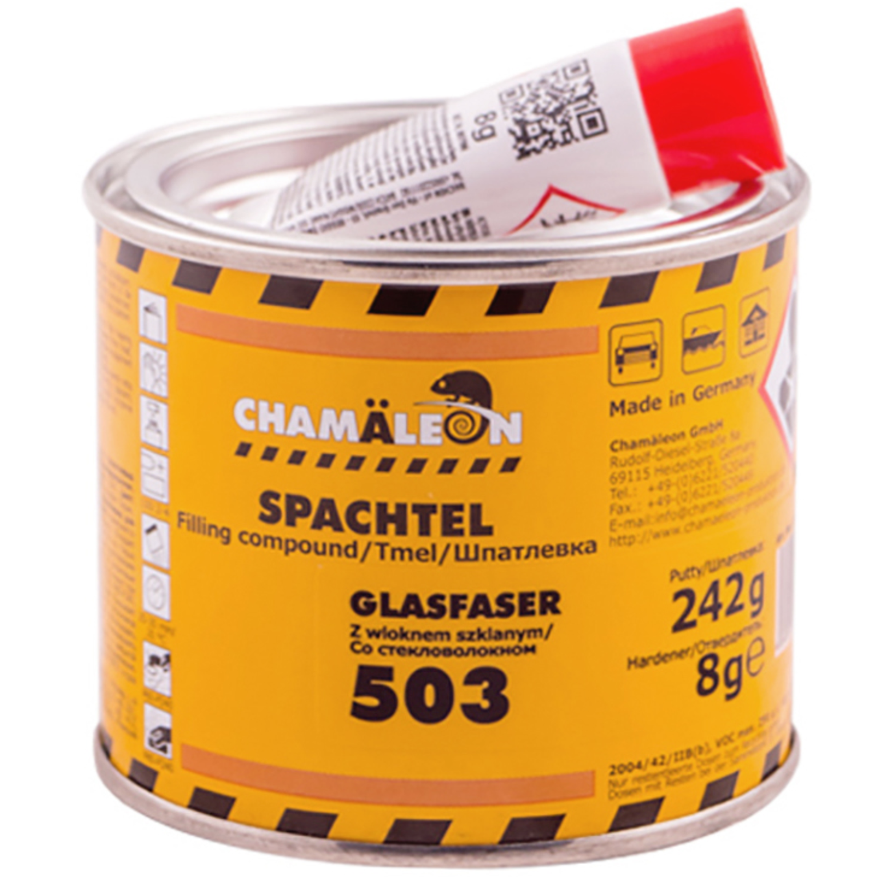 Шпаклівка зі скловолокном Chamaleon 503 Glasfaser, 250 г