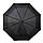 Парасолька чоловіча складана повний автомат антивітер Yuzont чорна (5003), фото 3