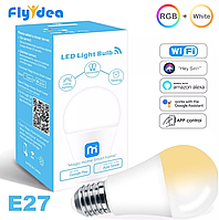 Розумна світлодіодна лампочка з керуванням по Wi-Fi (Біла) | LED | Цоколь Е27 | 15 Вт
