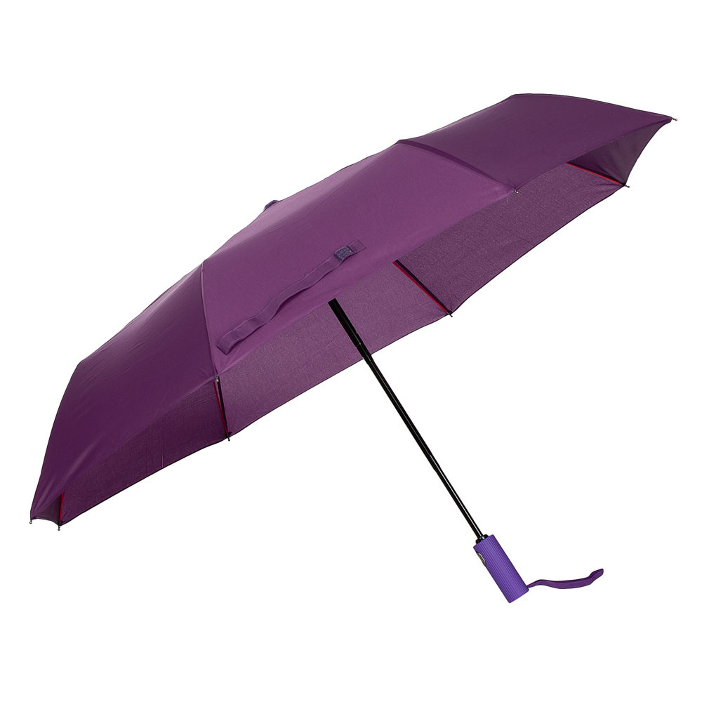 Зонт женский складной полный автомат антиветер Yuzont 1757 фиолетовый (fb) - фото 2 - id-p1678349286