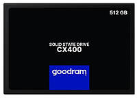 Накопитель SSD 512GB SATA III 3D TLC 2.5 GOODRAM CX400 SSDPR-CX400-512