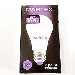 Світлодіодна LED лампочка RABLEX RB508/E27/10Вт/4100K