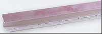 Угол внутренний под плитку (7-8 мм) мрамор розовый LTR04