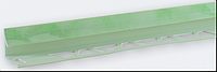 Угол внутренний под плитку (7-8 мм) мрамор салатовый LTR05