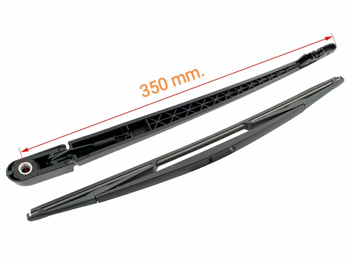 Dacia Sandero 2008-2013, задній двірник з тримачем (щітка з щіткотримачем)