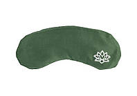 Подушка для глаз Lotus Bodhi с лавандой темно-зеленая 23*11 см