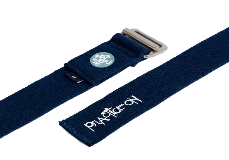 Ремень для йоги Manduka AligN Yoga Strap темно-синий 244×4.4 см - фото 4 - id-p1678364819