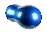 Фитбол-арахис мяч для фитнеса Peanut ProfiBall 45*90 см голубой