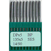 Иглы 134 FFG/SES, № 90, DO, (DPx5, 135x5, 135x7, 797, SY1955), 1 уп.=10 шт.,Dotec, DPx5 SES N90, 35003