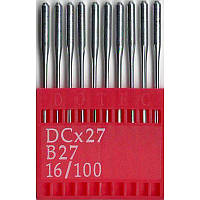 Иглы B27 R, №100, DO, (81x1, DCx27, DCx1, MY1023, SY6120), 1уп. =10шт,Dotec, DCx27 N100, 35041