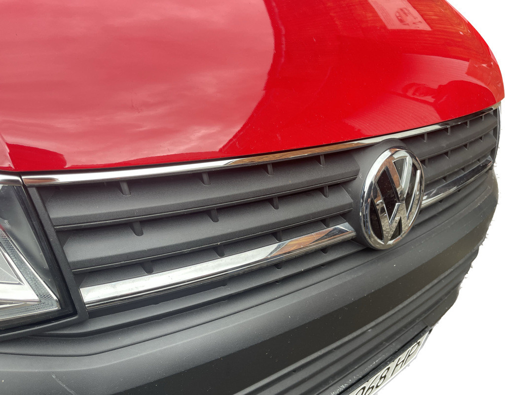 Накладка на верх решітки 2015-2019 (1 шт, нерж) для Volkswagen T6 2015↗, 2019↗ рр.