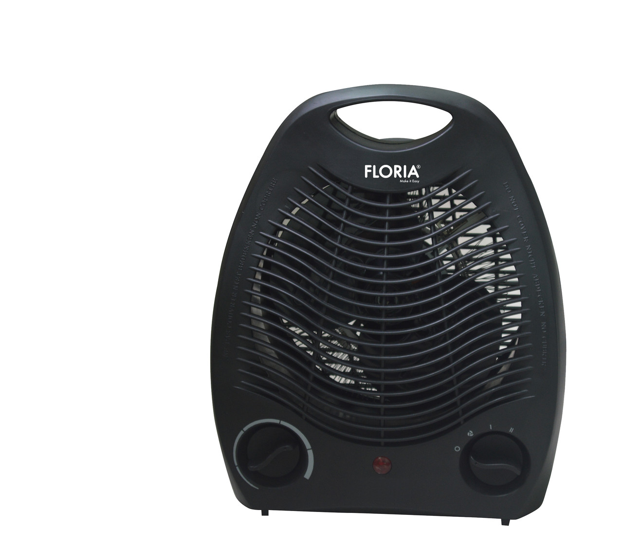 Тепловентилятор спіральний Floria ZLN-6152, 2000 Вт, 3 режими 1000/2000 Вт, Box, фото 1