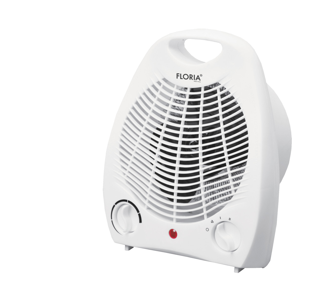 Тепловентилятор спіральний Floria ZLN-6151, 2000 Вт, 3 режими 1000/2000 Вт, Box, фото 1