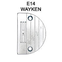Игольная пластина E14 для универсальных промышленных машин, O 1, 4 мм, WAYKEN, E14 WAY, 57635