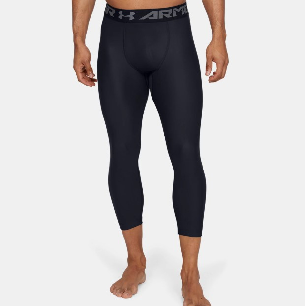 Тайтси компресійні чоловічі Under Armour Men's HeatGear® Compession 2.0 3/4 Leggings (1289574-001), фото 1
