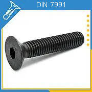 Гвинти DIN 7991 з потайною голівкою