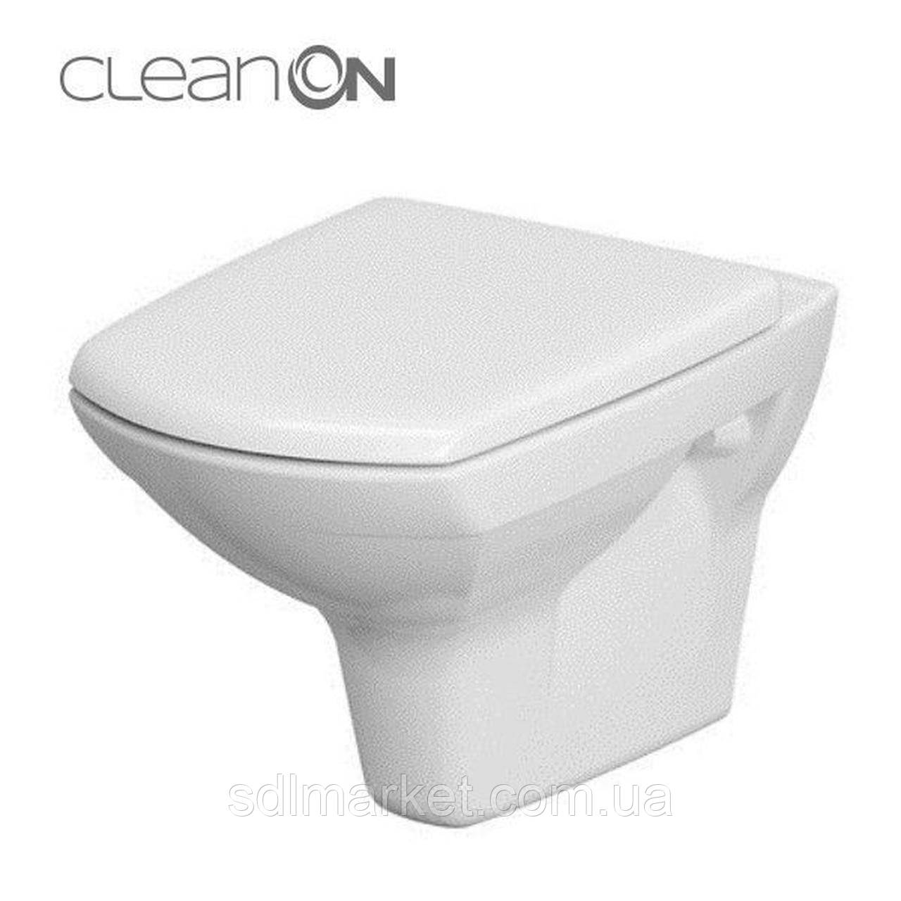 CET Cersanit 548 CARINA NEW CLEAN ON підвісною з сидінням дюропласт ліфт