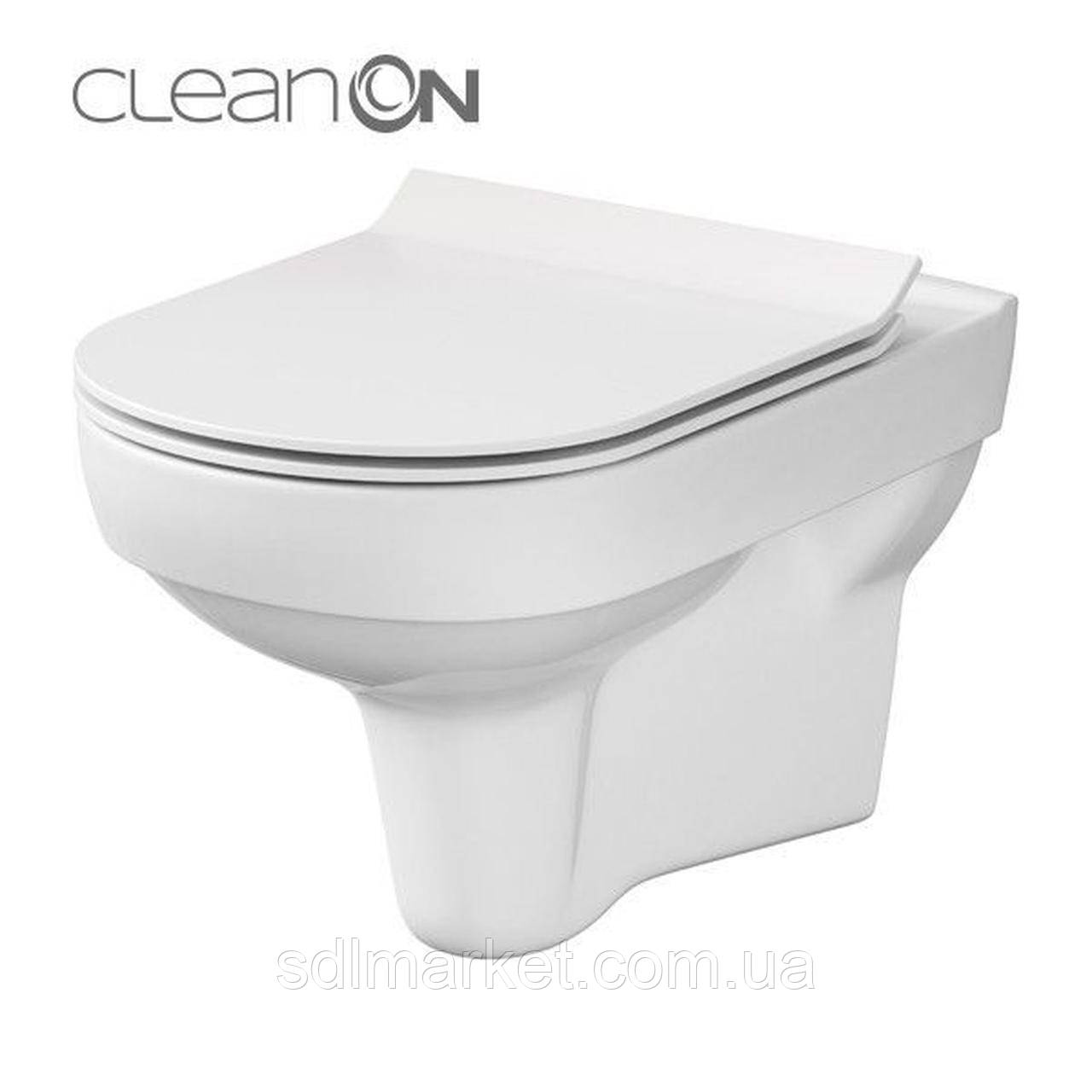 CET Cersanit 794 CITY NEW CLEAN ON підвісною з сидінням дюропласт ліфт SLIM