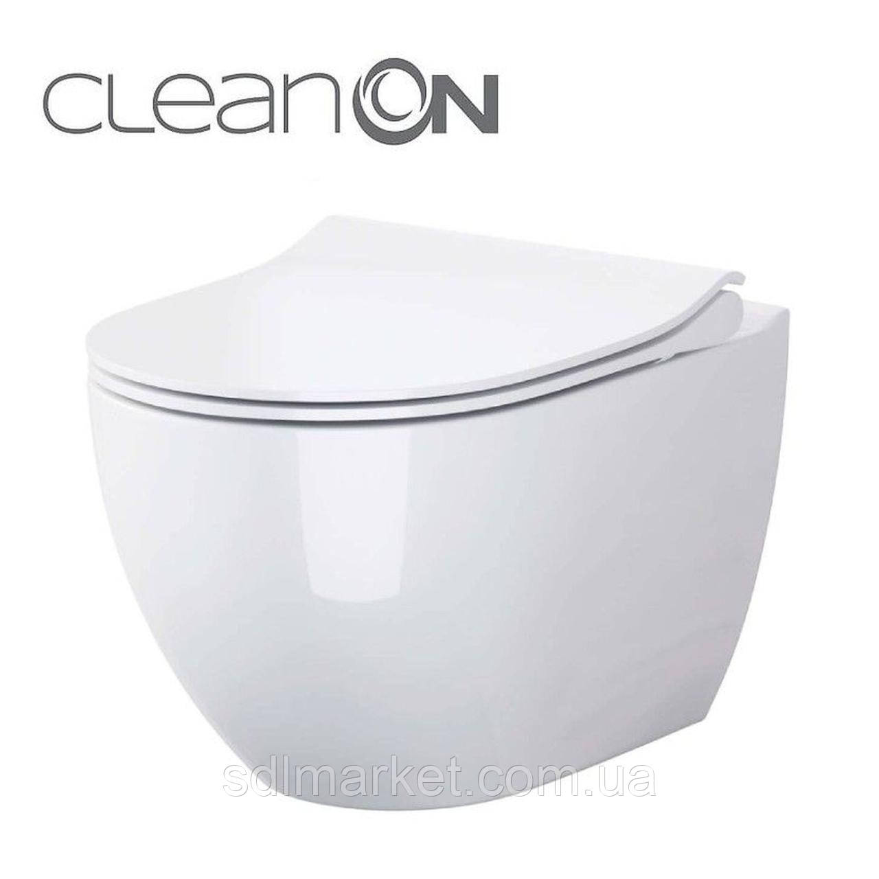 CET Cersanit В246 ZEN CLEAN ON підвісною з сидінням дюропласт ліфт SLIM