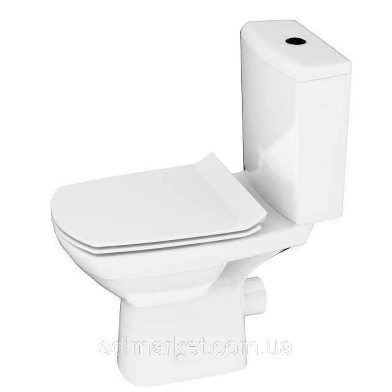 Компакт Cersanit 637 CA CARINA CLEAN ON 011 3/5 з сидінням slim дюр ліфт