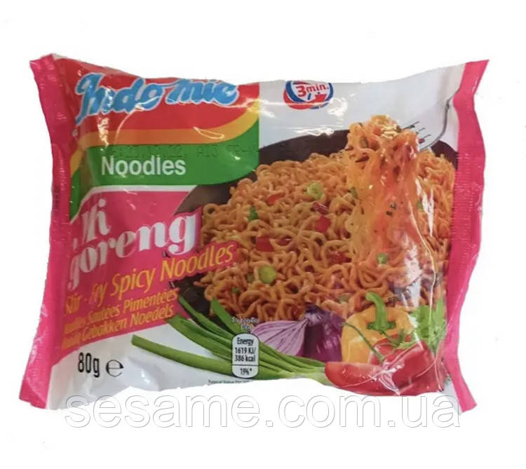 Локшина швидкого приготування Stir-Fry Spicy Mi Goreng Indomie 80 г