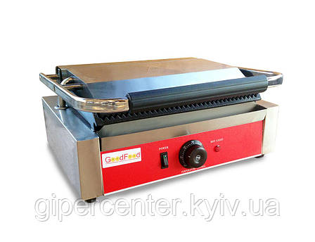 Гриль контактний GoodFood ECG11 Panini RED, фото 3