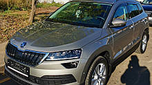 Дефлекторы окон (ветровики) Skoda Karoq 2017- (HIC/Тайвань)