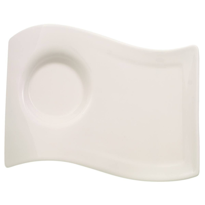 Блюдце Villeroy & Boch NewWave Caffe 22х17 см біле
