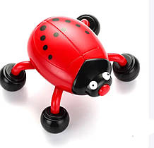 Портативний масажер Сонечко на батарейках Beetle Massager FH-119.Портативний масажер Божественний Корівка на батарей